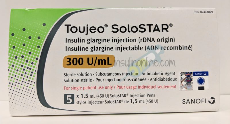 Toujeo Solostar 300U/mL